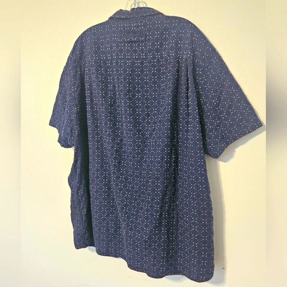Duluth Trading Shirt Men's 2XL Blue Relaxed Fit Blue Ridge Indigo Short Sleeve - Picture 5 of 8